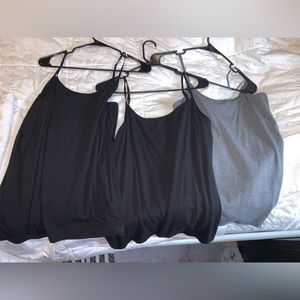 Women’s spaghetti strap tank tops.